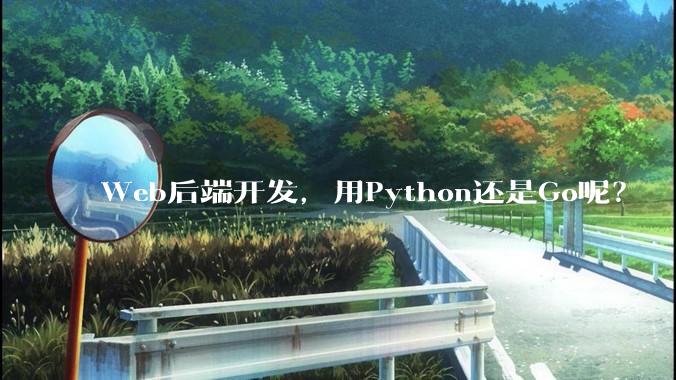 Web后端开发，用Python还是Go呢？